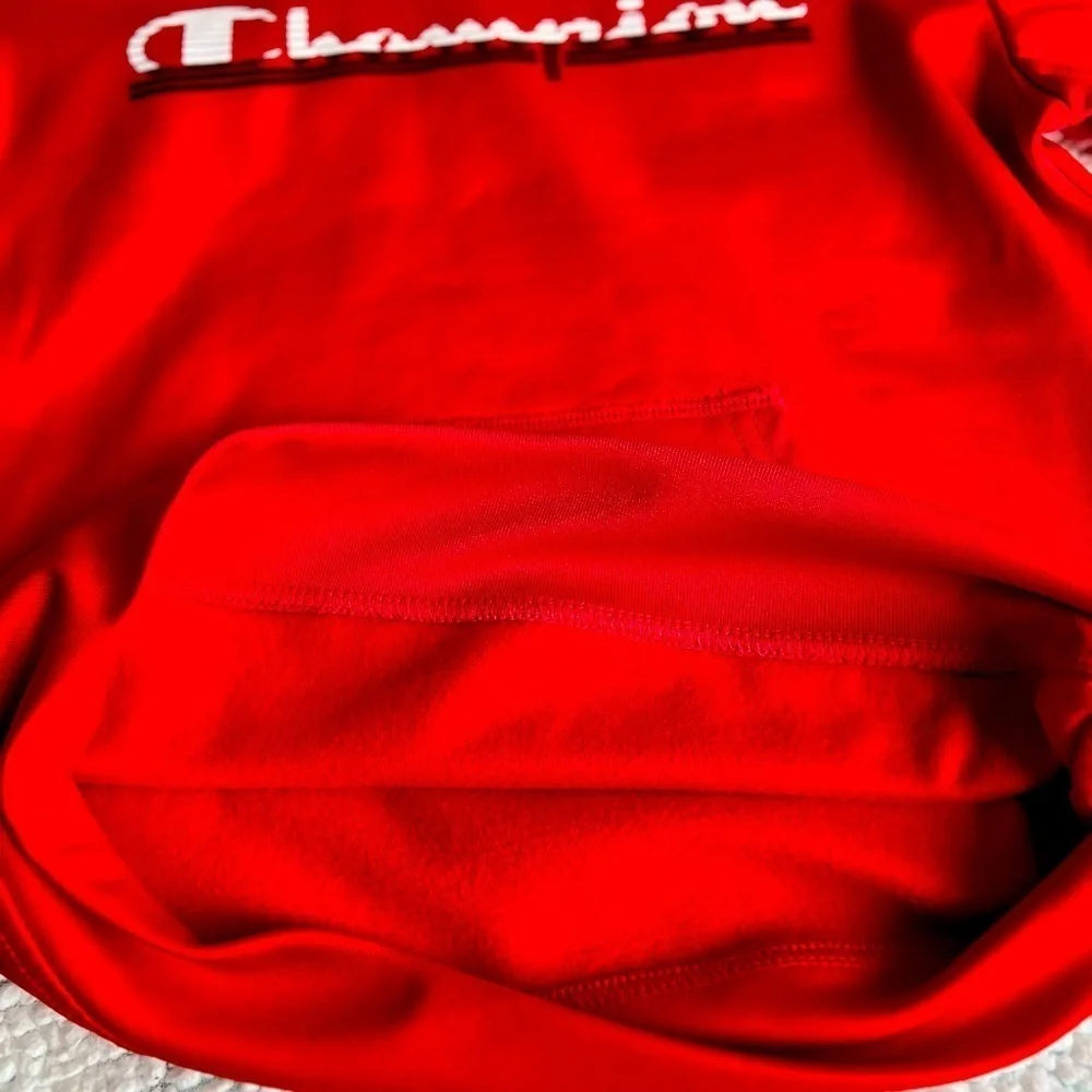 2/$15 CHAMPION Kids Jacket Unisex Red Hoodie 10-12 Fleece Authentic Athletic NEW